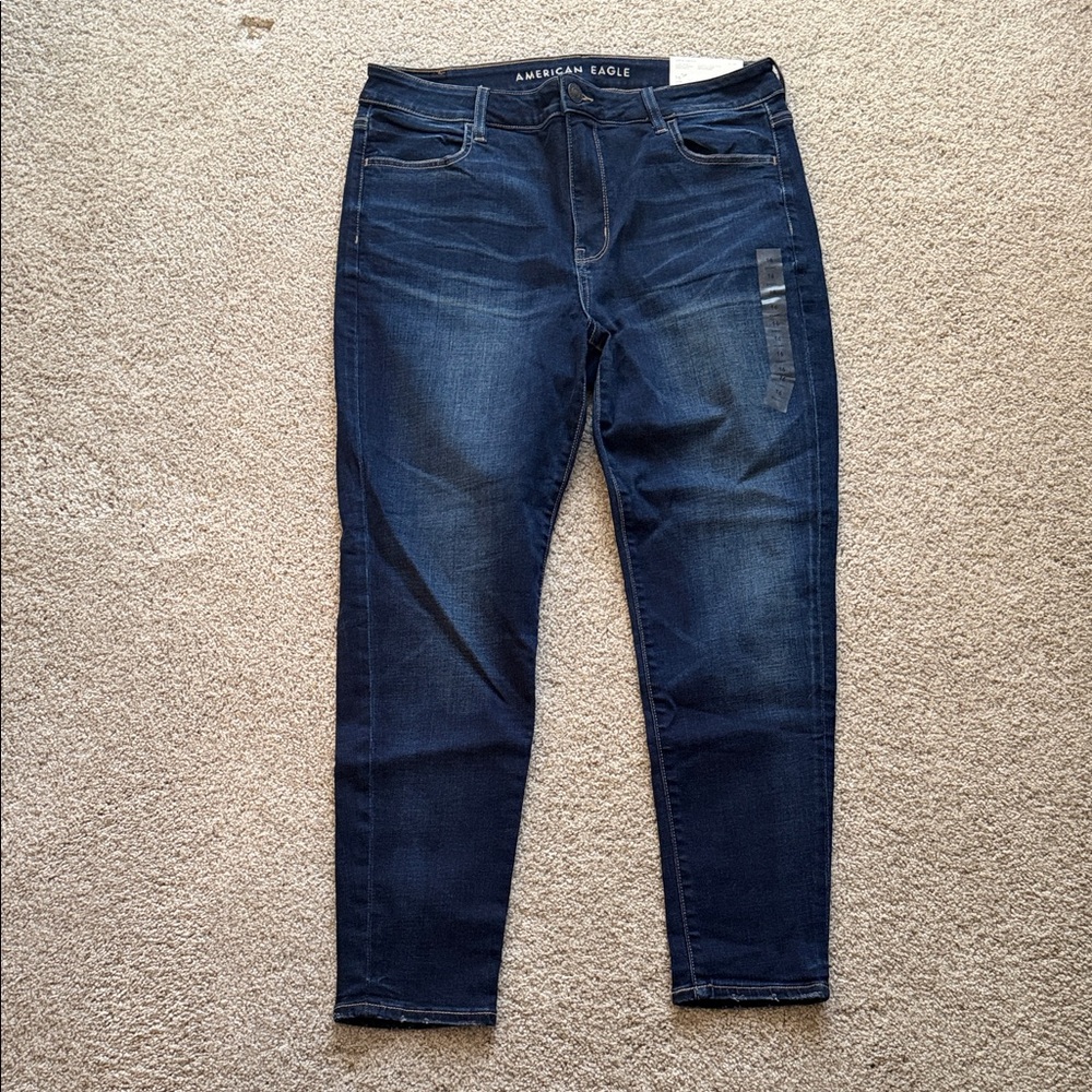 American Eagle Outfitters Dark Blue Skinny Jeans